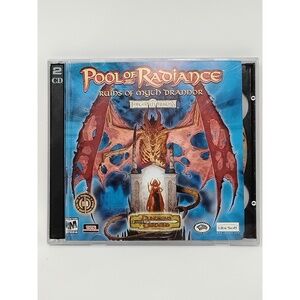 Vintage Pool of Radiance: Ruins of Myth Drannor (PC Game, 2001) 2 CD PC Game
